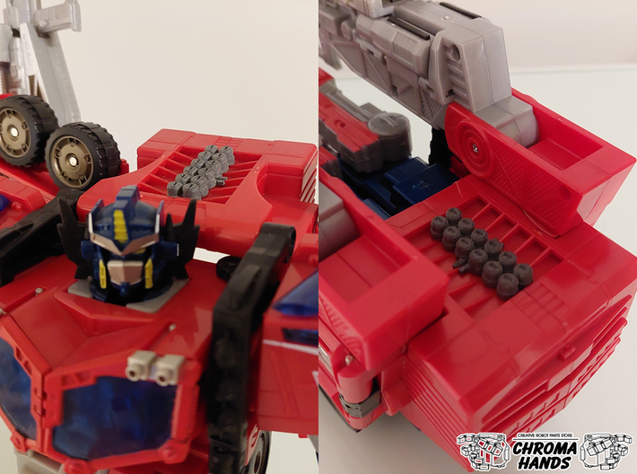 Galaxy Force Optimus Prime Sonic Mode Augment Kit 3d printed 