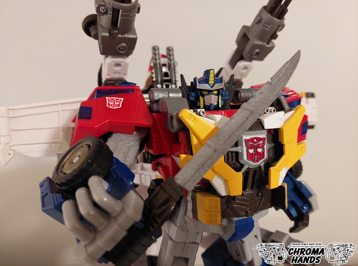 Galaxy Force Optimus Prime Sonic Mode Augment Kit 3d printed 
