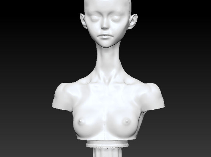 manikin- chest stand-boy girl 3d printed For displaying girl chest manikins