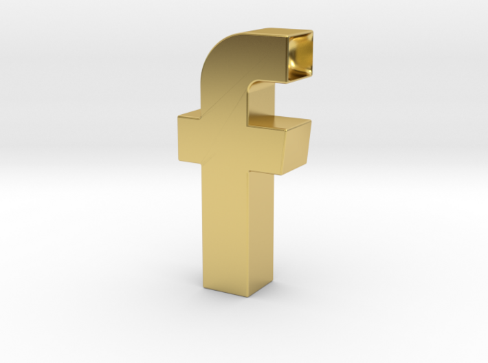 Facebook Logo Inspired Pipe 3d printed