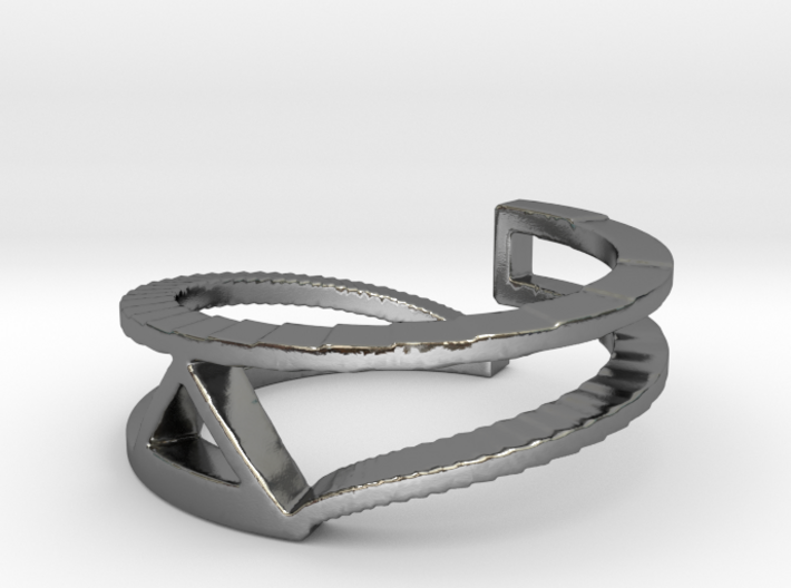 Asymmetrical Angle Toe Ring 3d printed