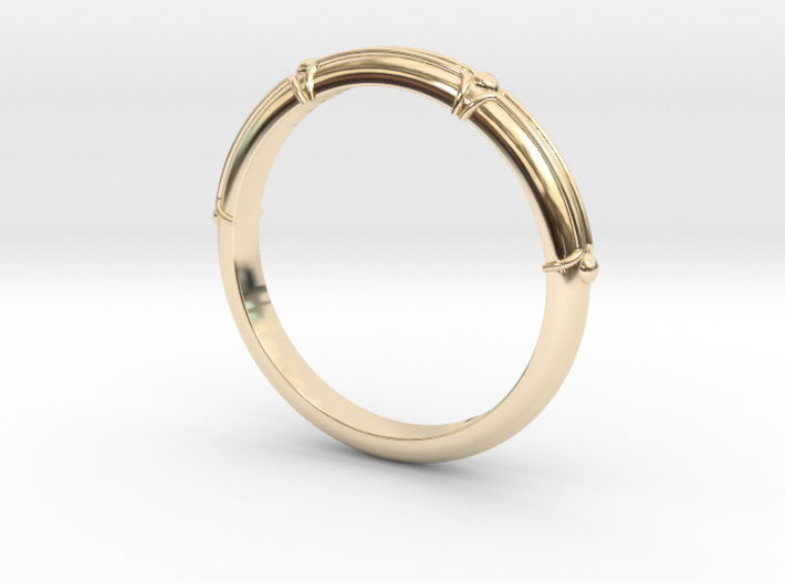 WR-STACK-S08-D002 Stack Rings for Women 3d printed