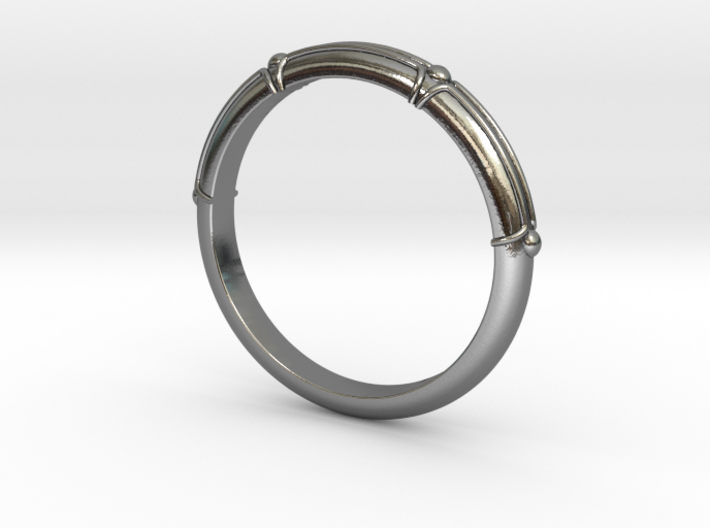 WR-STACK-S08-D002 Stack Rings for Women 3d printed 