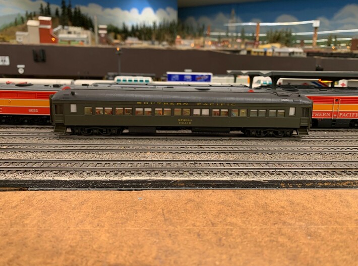 Southern Pacific 72-C-1 News Agent Roof and Sides 3d printed 