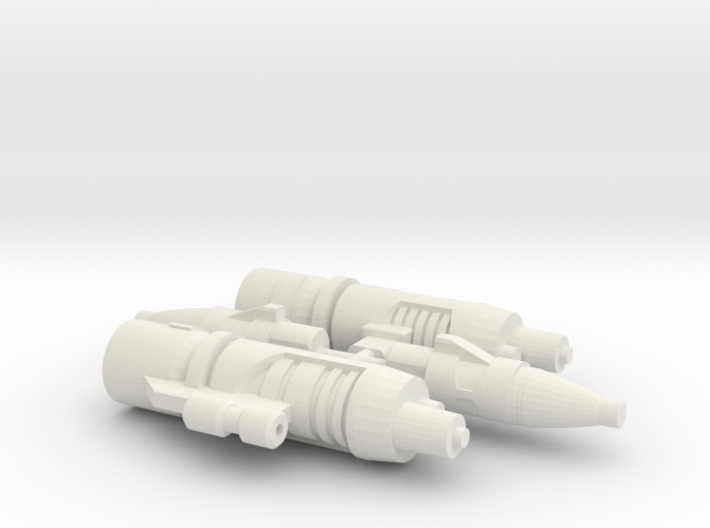 TF Kingdom Sideswipe Animation Shoulder MissileSet 3d printed 