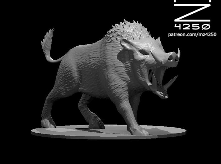 Giant Boar 3d printed