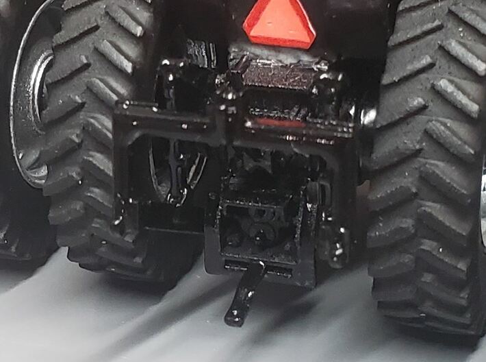 1/64 Scale Tractor 3 Point Hitch and Rear Detail  3d printed 