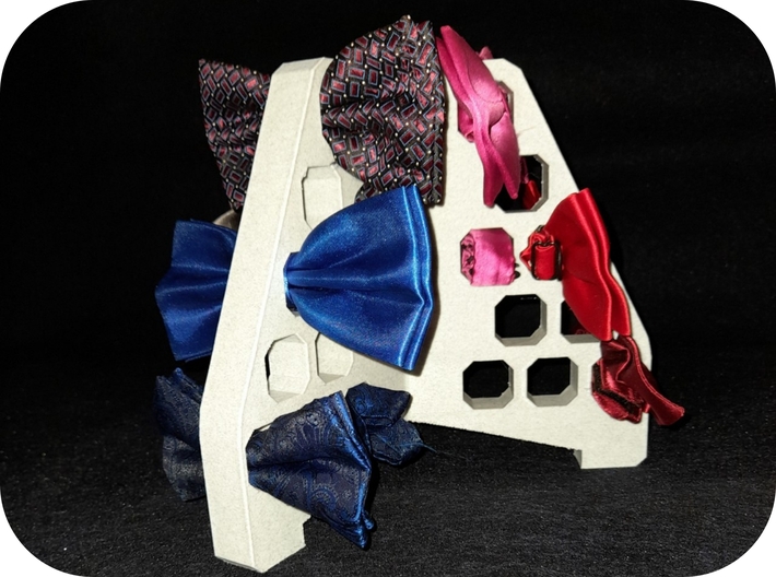 BOW TIE HOLDER 3d printed LARGE