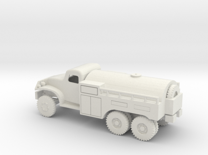 1/72 Scale USAAF GMC Fuel Truck 3d printed