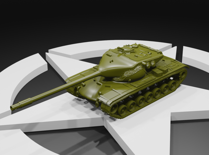 1/144 T57 Heavy Tank 3d printed