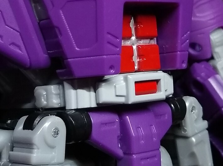Bulked-out Belt for Kingdom Galvatron 3d printed 