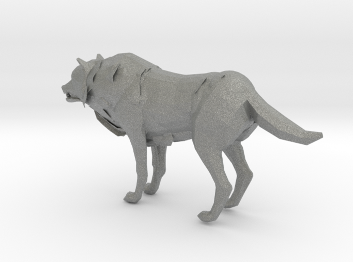 HO Scale Wolf 3d printed This is a render not a picture