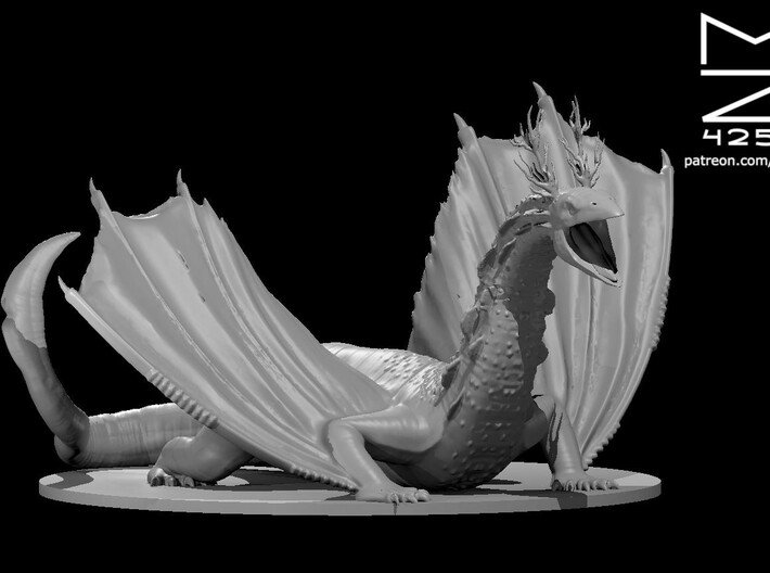 Adult Deep Dragon 3d printed