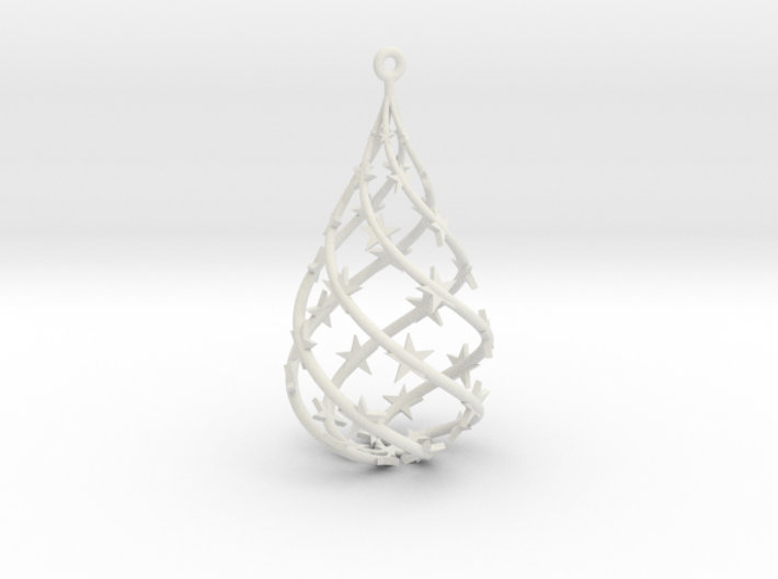 Water Drop - Christmas Tree Ornament 3d printed 