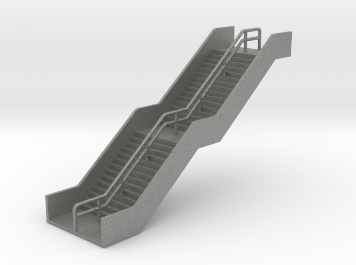 N Scale Station Stairs H38.5mm 3d printed
