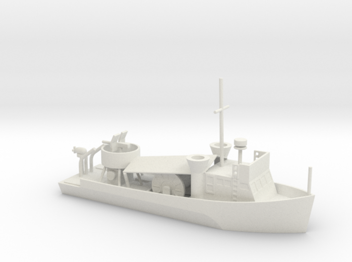 1/160 Scale 57' Minesweeper Boat Vietnam War 3d printed