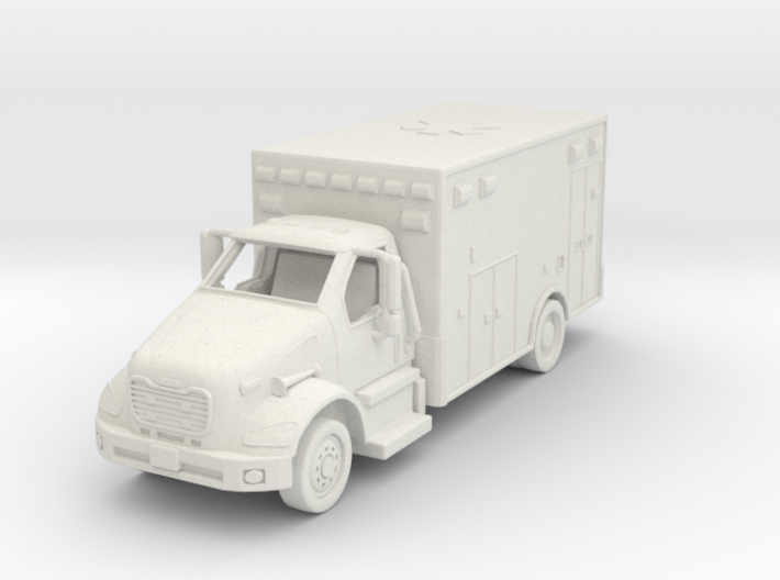 Freightliner Ambulance 01. 1:87 Scale 3d printed