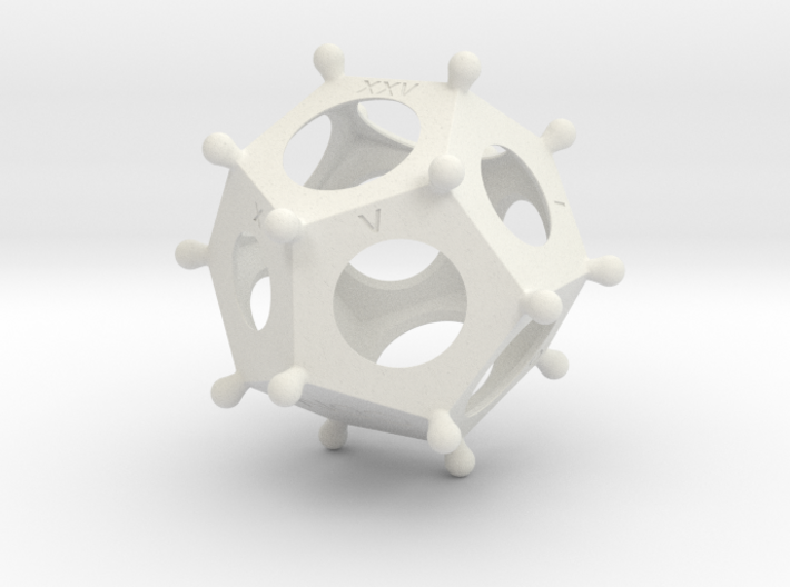 Roman Dodecahedron Coin Sorter, Canadian 3d printed