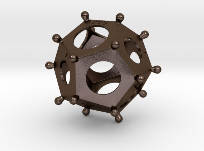 Roman Dodecahedron US coin sorter 3d printed