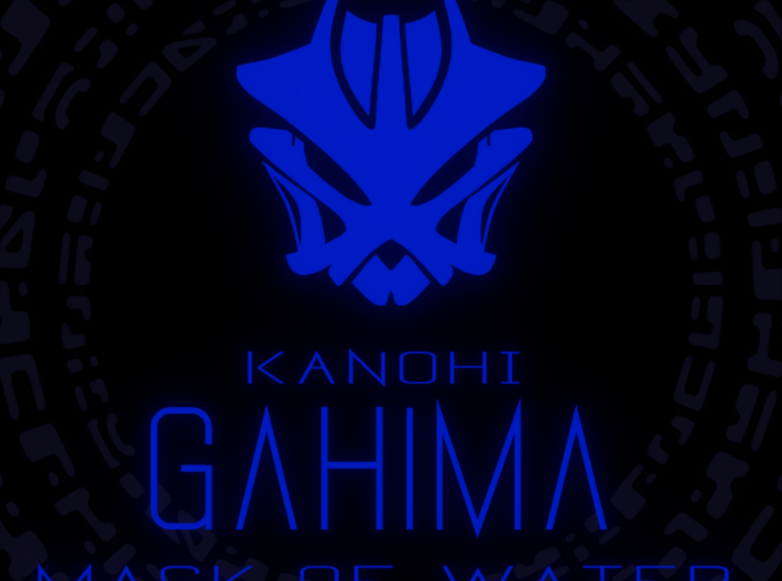 Great Gahima, Mask of Water (axle) 3d printed 