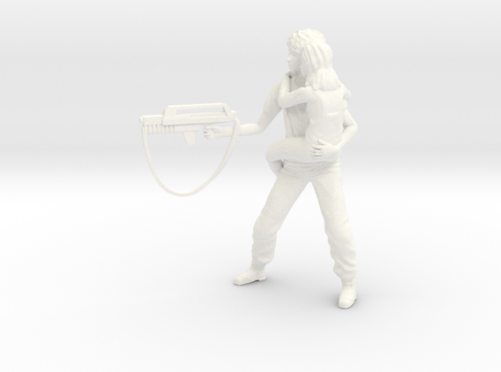 Aliens - Ripley with Newt 3d printed