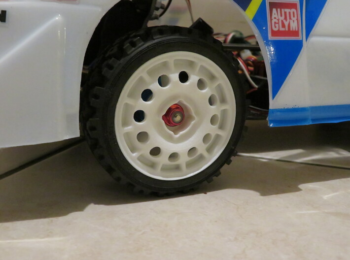 Peugeot 205 T16 dirt-gravel rims 3d printed 