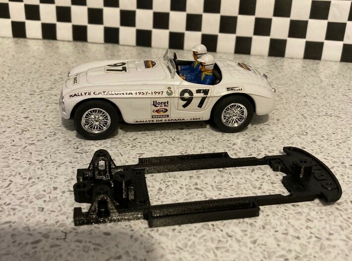 Chassis for Ninco Ferrari 166MM 3d printed 