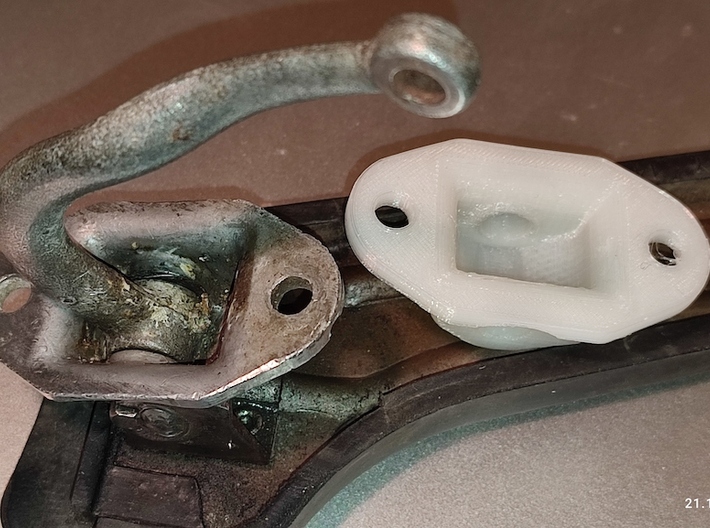 Cadillac 1959 gas pedal hinge and body connection 3d printed 
