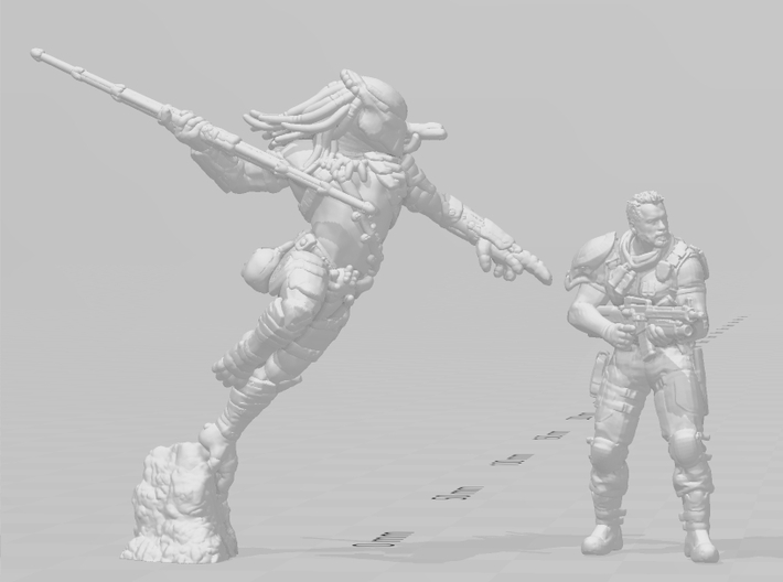 Predator Attack miniature model fantasy games dnd 3d printed 