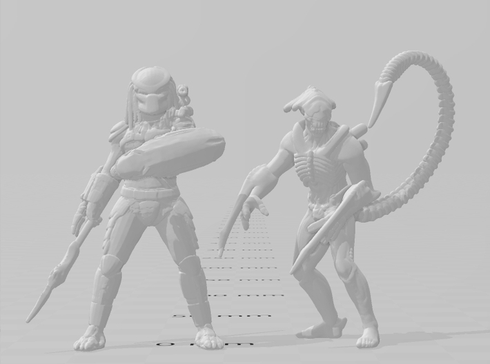 MK Alien miniature model fantasy games rpg dnd wh 3d printed 