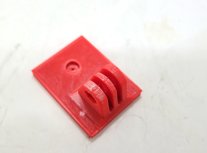Wall-Mounted Action Camera Mount for GoPro 3d printed 