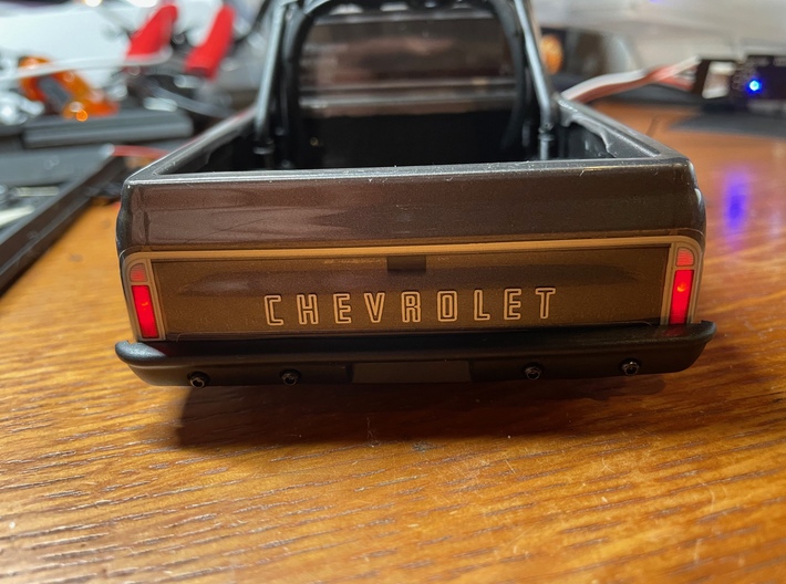 SCX24 C10 Taillight Buckets 3d printed Taillights