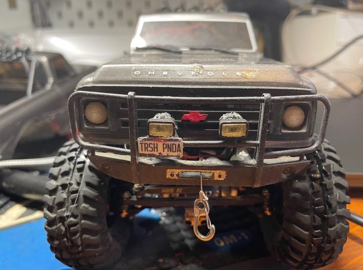 SCX24 C10 Headlight Lens 3d printed *Prototype shown, actual product may vary*