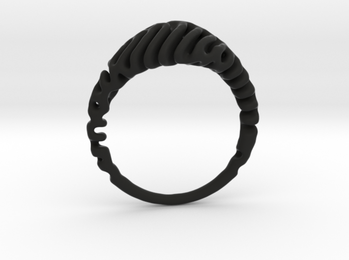 Ring Reaction Diffusion Size 54 3d printed