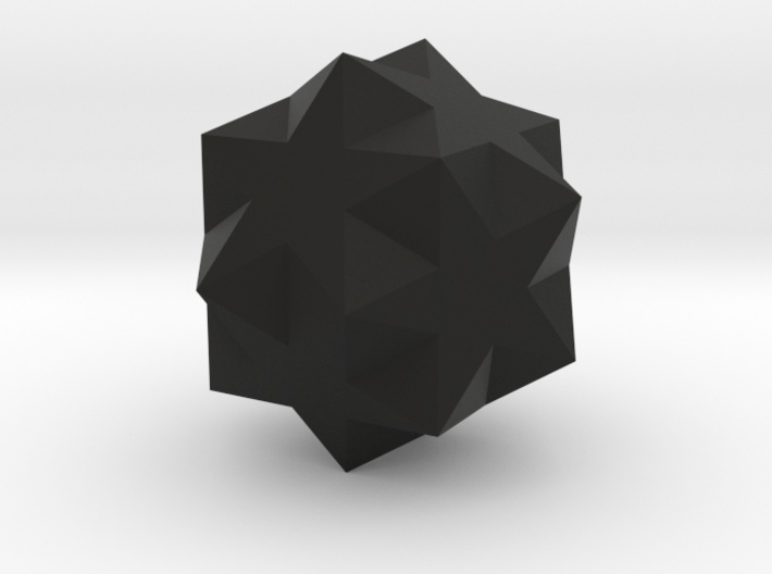 Small Ditrigonal Icosidodecahedron 3d printed