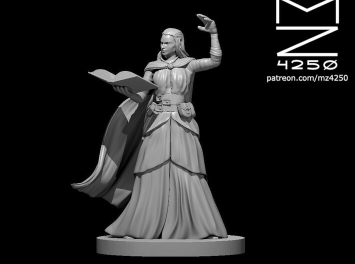 Arch Mage Female 3d printed