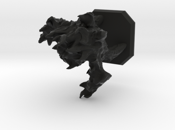 Fire elemental miniature 3d printed