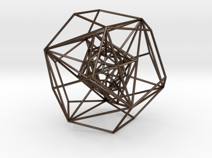 Nested Platonic Solids (Version Dd) 3d printed