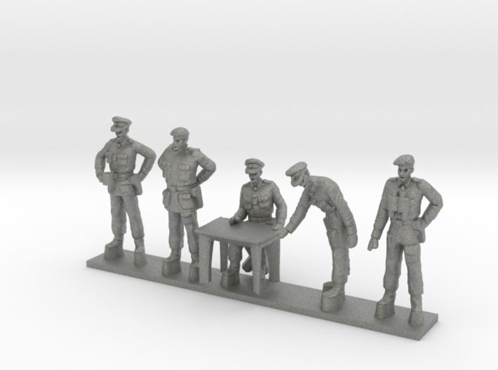 1/87 HO WWII British Command Team 3d printed
