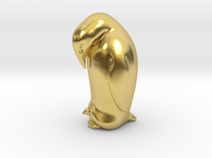 Penguin And Child 3d printed