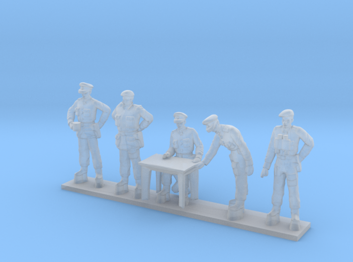1/87 HO WWII British Command Team 3d printed