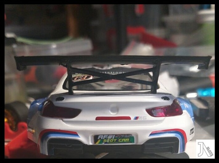 Rear Wing for Racer Sideways BMW M6 GT3 3d printed