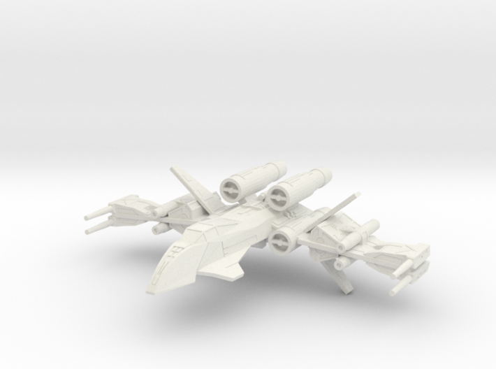 Clarion Republic Strike Fighter (1/270) 3d printed