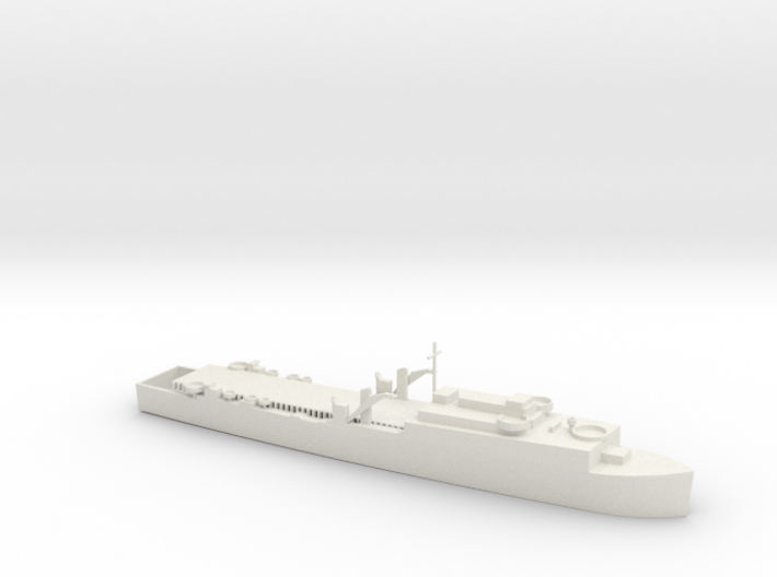 1/700 Scale LSD-1 Ashland-class dock landing ship 3d printed