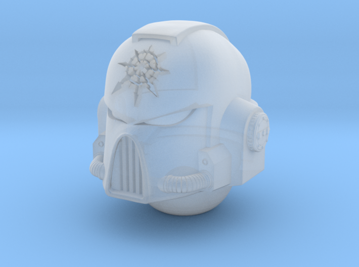 Mark VII Chaos Undivided Helmet 1/18 Scale JoyToy 3d printed