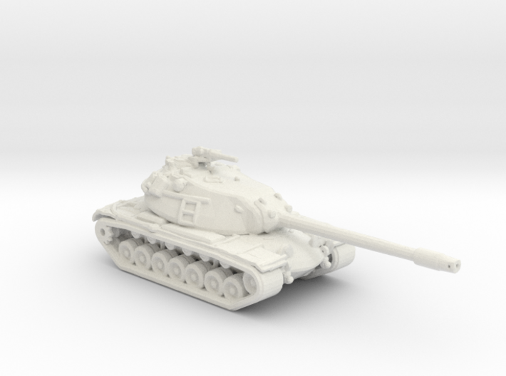 ARVN M103 heavy tank white plastic 1:160 scale 3d printed
