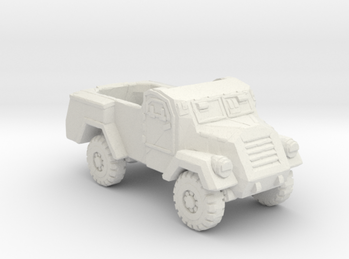 ARVN C15TA Armored Truck white plastic 1:160 scale 3d printed