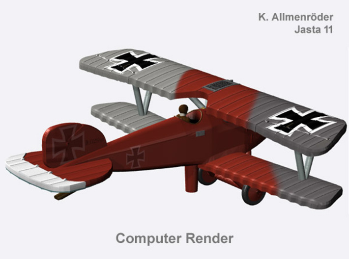 Karl Allmenröder Albatros D.III (full color) 3d printed 
