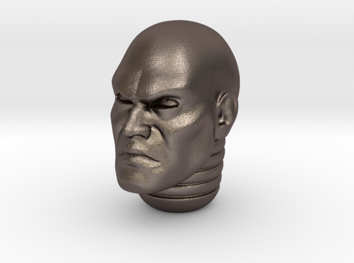 Bald Space Marine Head 1/18 Scale Joy Toy 3d printed