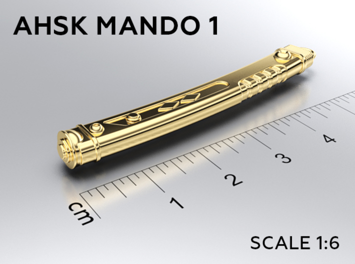 AHSK MANDO 1 keychain 3d printed